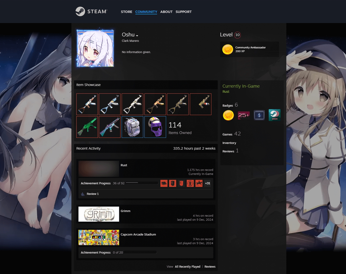 RUST ACC WITH SKINS 1