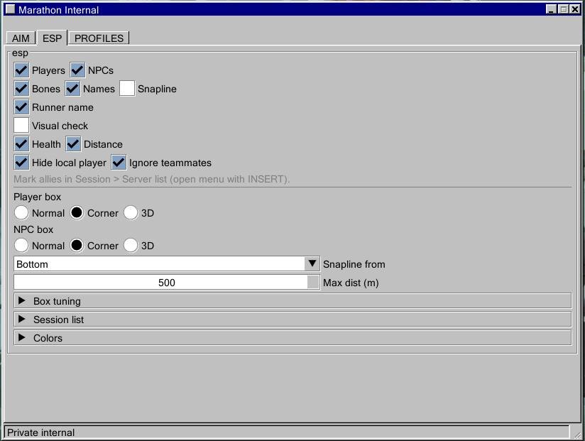 Marathon Internal 1