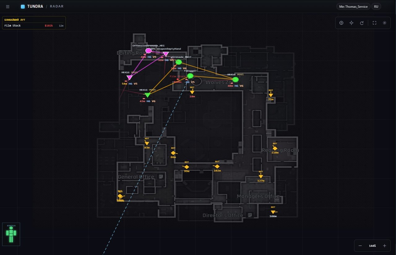 Tundra web radar 5