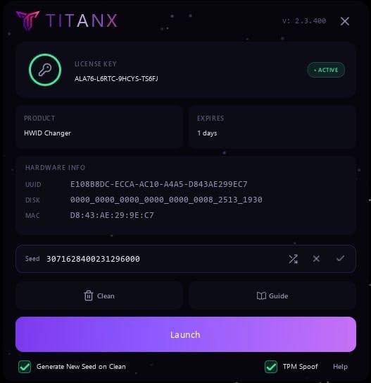 TitanX EAC spoofer 3